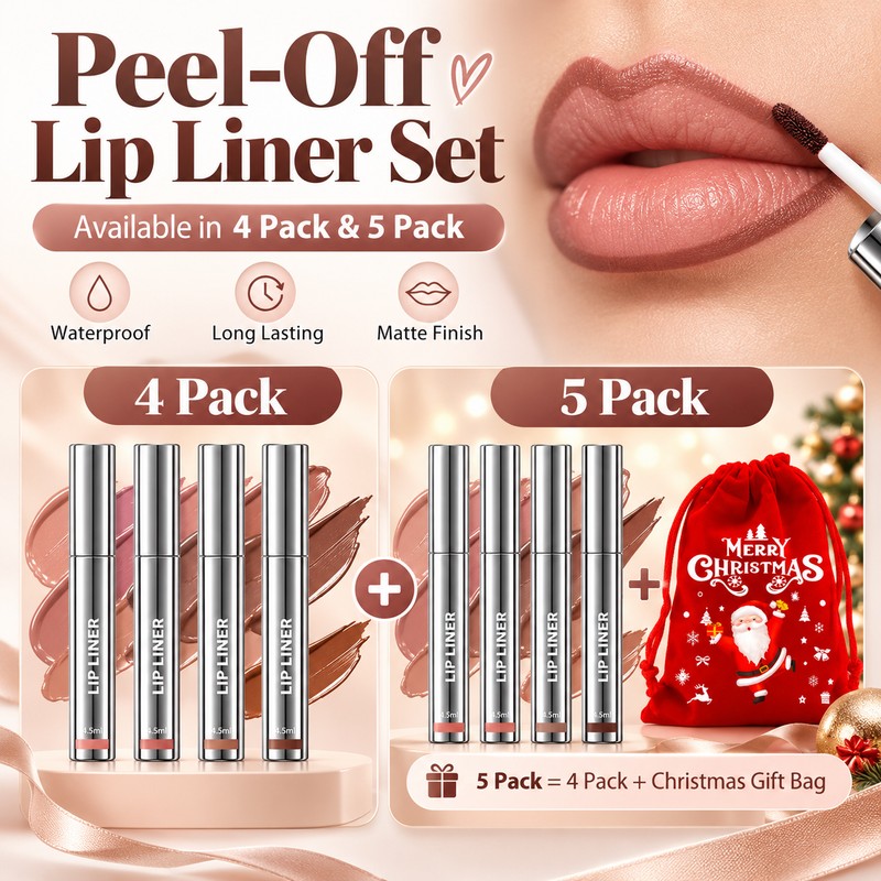Peel-Off Lip Liner Set for Lip Contouring – Waterproof Long-Lasting