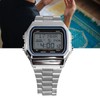 Men Muslim Digital Watch Prayer Reminder Strainless Streel Strap Waterproof