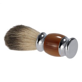 Mingzhe Professional Pure Badger Hair Shaving Brush Resin Handle Barber Salon Men Facial Beard Cleaning Appliance Shave Tool Shaving Razor Brush