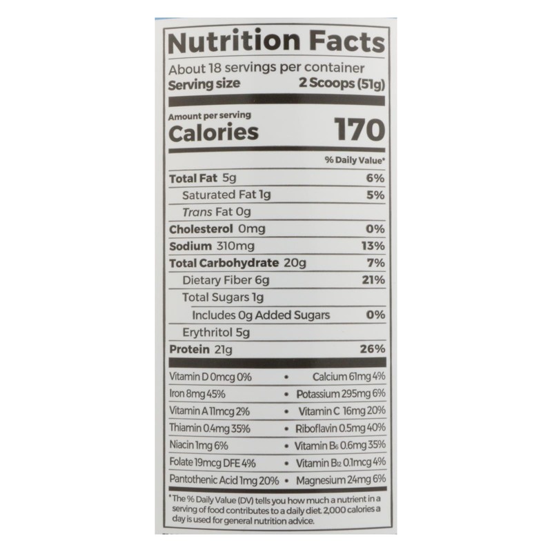 UD_Orgain Plant-Based Protein Powder 1 Each 2.02 Lb Organic Food