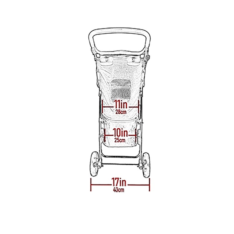 Pet Gear No-Zip Happy Trails Lite Pet Stroller for Cats/Dogs,