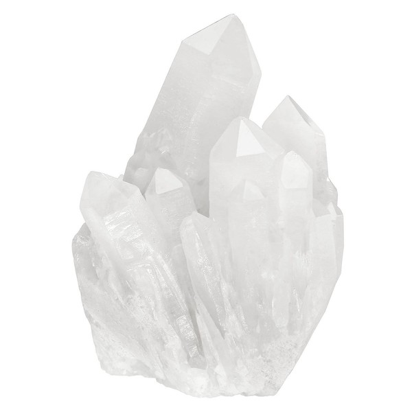 Top Plaza Healing Rock Crystal Clear Quartz Cluster Mineral Geode Druzy Specimen 1.85-3.5''(White Crystal Quartz Cluster)
