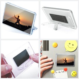 Classic Rectangle Magnet with Stand - Beach Thai Chi Calm Meditation - Fridge Locker Office Whiteboard Toolbox #50205