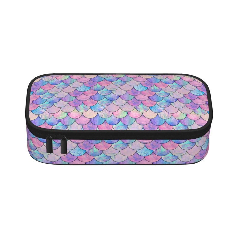 PAUSEBOLL Mermaid Pencil Case for Girls and Kids Cute Pen