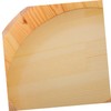 VICASKY Traditional Wooden Sushi Rice Mixing Tub Wooden Rice Bucket