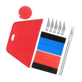 Mipcase 1 Set Wallpaper Smoothing Tool Kit Set for Peel and Stick Applications Ergonomic Design for Precision Smoothing Versatile Tools for Wallpaper and Car Film Installation