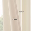 Joydeco Velvet Curtains White Blackout Curtains Thermal Insulated 96 inches