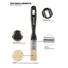 ROLLINGDOG Chalk Paint Brush 25mm - with Thick Flagged Tips