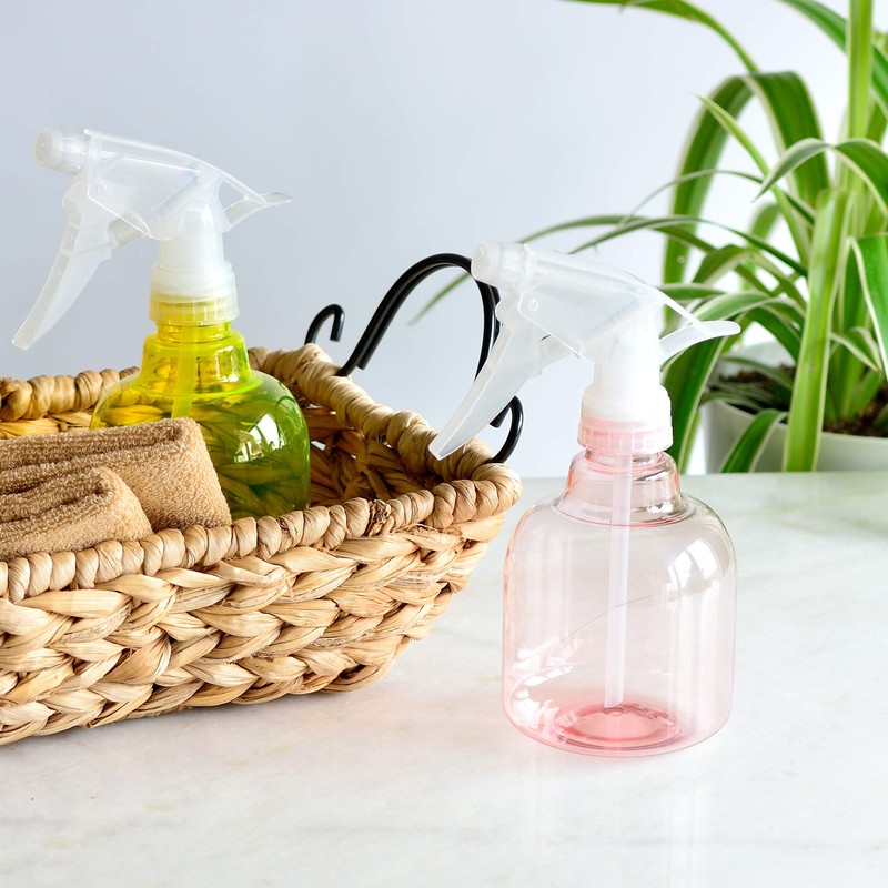 Youngever 6 Pack 8 Ounce Empty Plastic Spray Bottles (Grey)