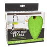 Evriholder Quick Dry Dishwashing Sponge, Versatile Slot to Clean Silverware,