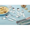 ANNOVA Kids Silverware 12 Pieces Children's Safe Flatware Set Stainless