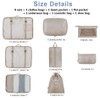 Bansga Packing Cubes for Suitcase 8 Sizes Suitcase Organizer Bags