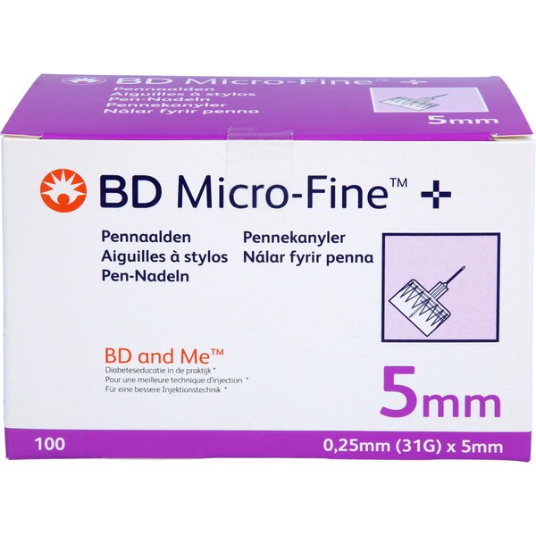 Nicht vorhanden BD MICRO FINE+5 Nadeln 110x0,25x5mm, 110 St KAN
