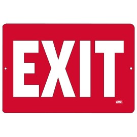 Rogue River Tactical Exit Metal Tin Sign Business Retail Store Home Large Restaurant Bar Office Hotel