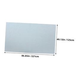 TEHAUX Foldable Light Projector Screen Portable High Definition Cloth for and Home Theater Easy Setup with Crisp Image Quality for Family and Friends