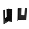 4Pcs Black Acrylic Skateboard Wall Mount Rack Skateboard Wall Hanger