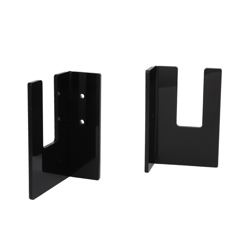 4Pcs Black Acrylic Skateboard Wall Mount Rack Skateboard Wall Hanger