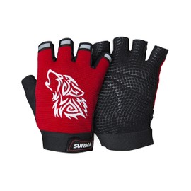 SURMA Kids Cycling Gloves MTB Gloves for Kids - Fingerless Cycling Gloves/Bike Gloves - Great for Mountain Biking & BMX - Choice of Size