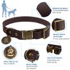 Wisedog Dog Collar and Leash Set, Waterproof Adjustable Puppy Collars