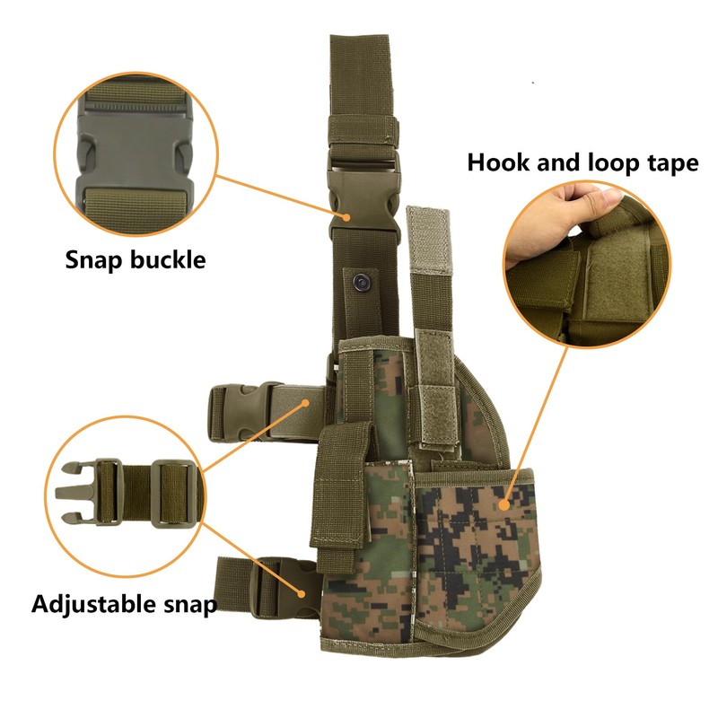 EKIND Adjustable Tactical Leg Holster Compatible for Nerf Elite Series