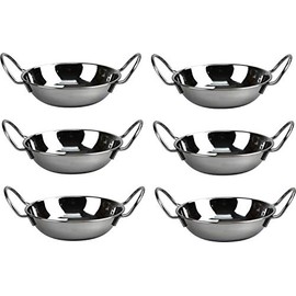 SET OF 6 BALTI DISHES 15cm/6" - TRADE QUALITY & VALUE!