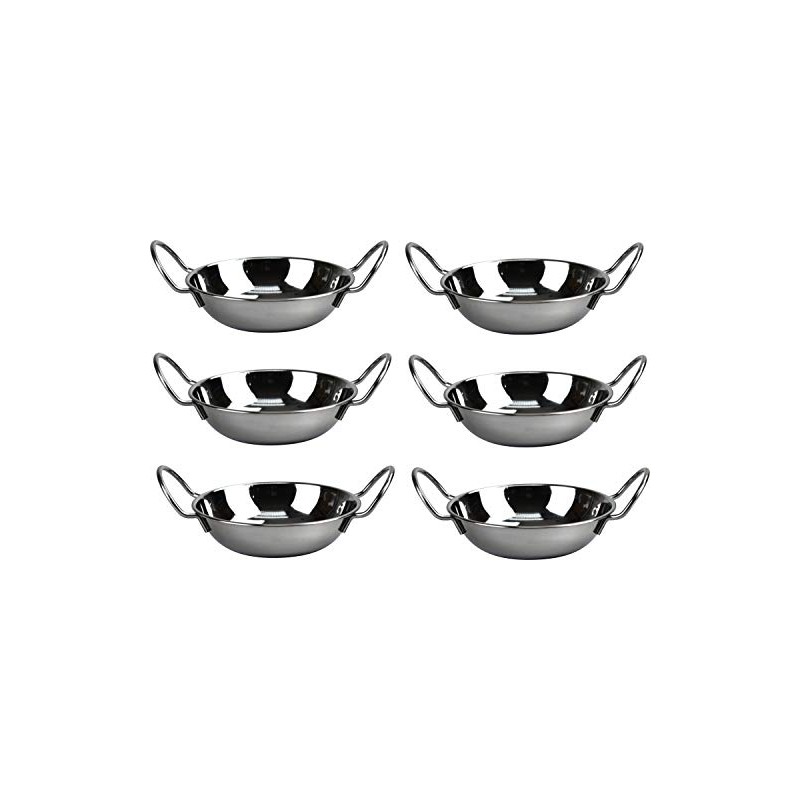 SET OF 6 BALTI DISHES 15cm/6" - TRADE QUALITY &