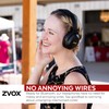 ZVOX AV52 Noise Cancelling Headphones With AccuVoice Technology (Black)