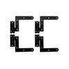 QCAA Steel Blind Shutter Hinge for Wood Frame & Brick,