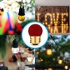 OHLECTRIC S11 Ceramic Red Indicator Night Light Bulbs with E26