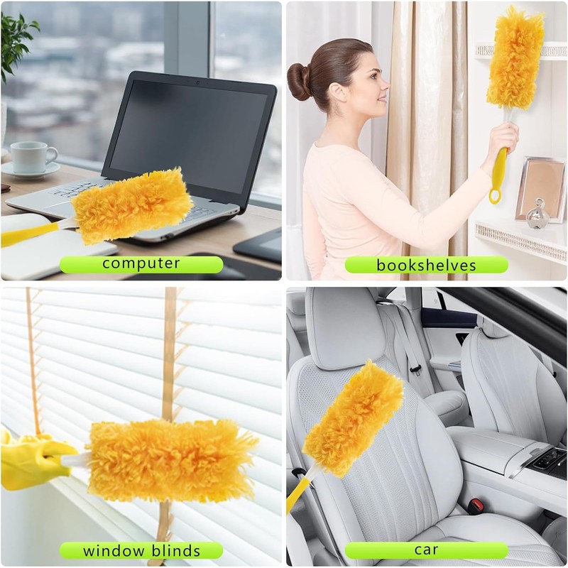 20 Pack Duster Refills Compatible with Flash Dust Magnet, 360°
