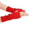 shunxinersty Knitted Sleeve Knit Arm Sleeve Thumb Hole Glove Winter