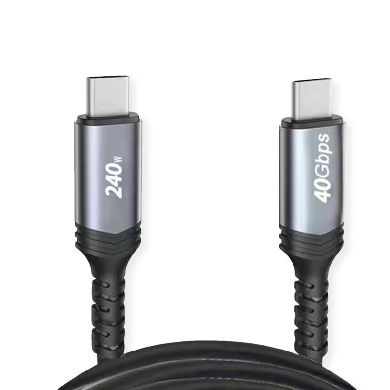 VALUE USB4 Gen3x2 Cable, C-C, ST/ST, 40Gbit/s, 240W, Black, 0.5m