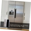 SHOWERORO 4pcs Black Kitchen Appliance Handle Covers Rv Fridge Door