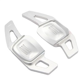 ontto Steering Wheel Shift Paddle Extension Gear Paddle Fits VW Golf 7 Alltrack MK7 Golf 8 MK8 Passat B8 Jetta MK6 Arteon 2013-2022 Metal Shift Paddle Shifter Extension Interior Decoration Silver