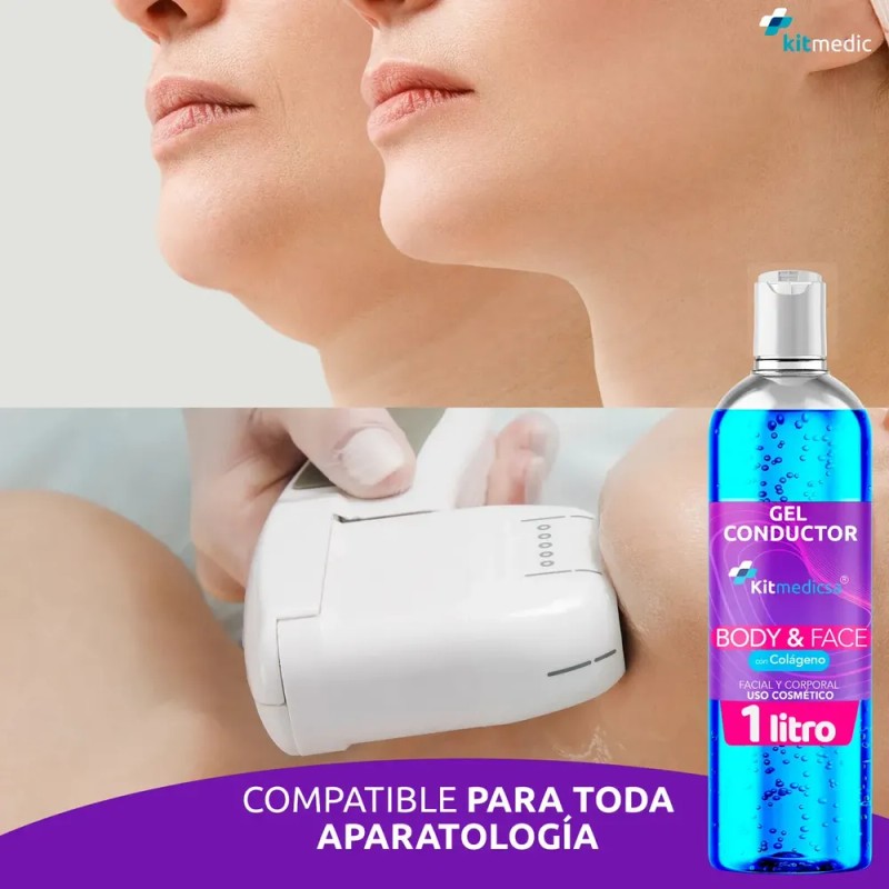 Gel Corporal C/ Colágeno 1lt Body&face Neutra Aparatologia