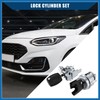 A ABSOPRO Ignition Lock Cylinder with Keys for Ford Fiesta