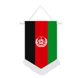 Afghanistan Car / Wall Pennant With White Border Great Souvenir