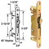 Sliding Glass Patio Door Mortise Latch with 45 Degree Keyway