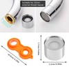 Fanshiontide Pack of 6 M22 Tap Strainer Insert with 1