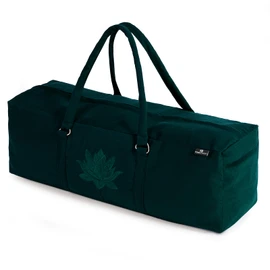 Yoga Studio Yoga Bag - 71 x 23 x 18 cm Cotton Yoga Mat Bag with Storage Pockets, YKK Zipper (Teal)