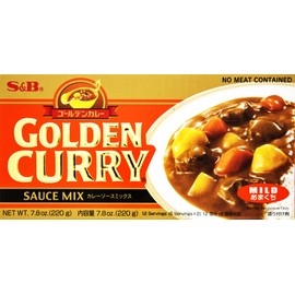 S&B Golden Curry Sauce Mix, Mild, 7.8 Ounce