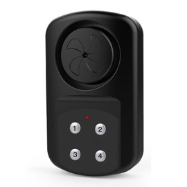 Wireless Door and Window Alarm - House Alarm - Burglary Resistant - Home and Child Safety System - Waterproof (IP 67) - 4 Modes 140 dB - Code and Remote Control