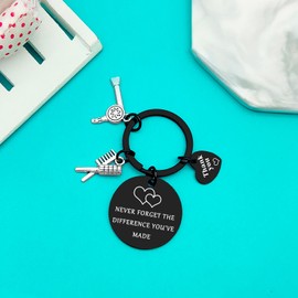 Xiahuyu Hairdresser Appreciation Gifts Hairdresser Keychain Hair Stylist Thank You Gift Cosmetology Graduation Gift Hairdresser Retirement Gift Leaving Christmas Birthday Gift for Barber