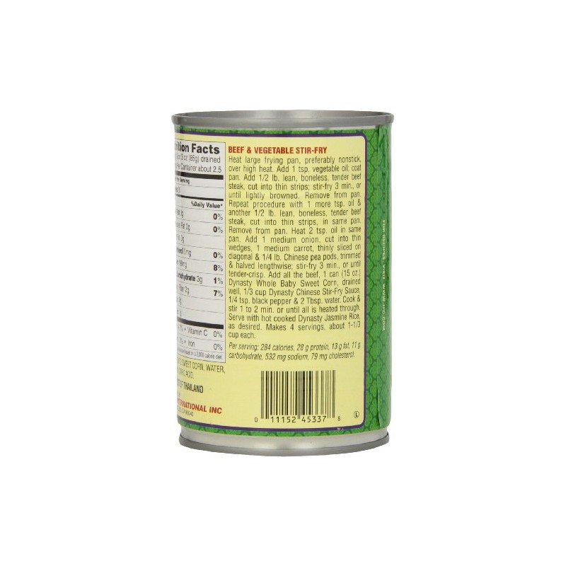 Dynasty Corn Baby 15-Ounce (Pack of 12)