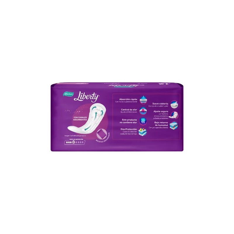 Toallas Para Incontinencia Femenina Liberty Light