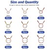 Tnisesm 310Pcs 5-13mm 9 Size Spring Clips Clamps Assortment Kit,