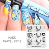 KADS Nail Stamping Plate Starry Night Nail Art Stamp Template