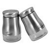 iplusmile 2pcs Portable Seasoning Bottles Condiment Containers Stand for Salt