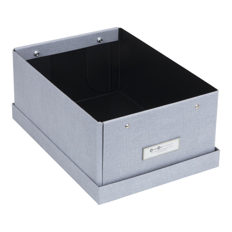 BIGSO KARIN Small Storage Box with Lid - Sturdy Organiser