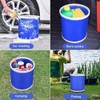 Ashintar Collapsible Bucket,Portable Outdoor Hiking Water Picnic Buckets for Camping,